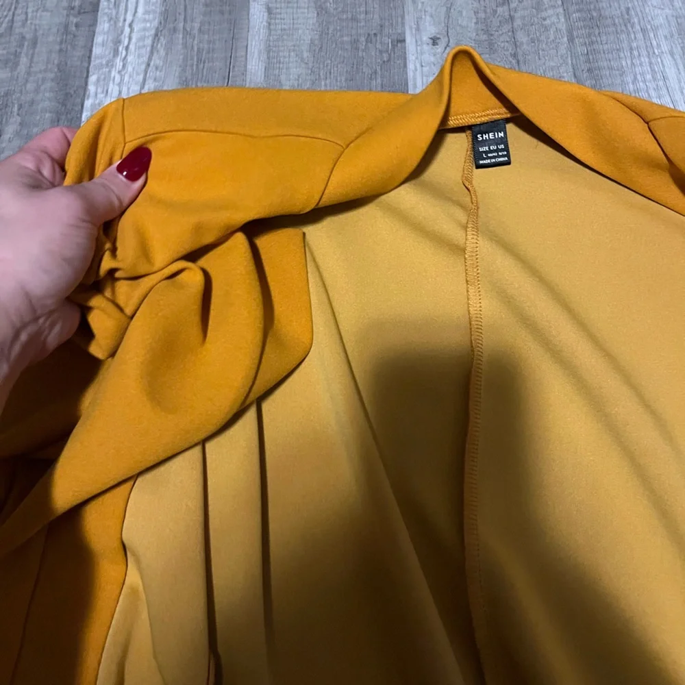 Women’s Blazer Jacket Size Large (With Shoulder pads) - Picture 9 of 12